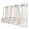 Grid - Translucent Short Kitchen Curtain Window Curtain Cafe Tier Curtain Gauze