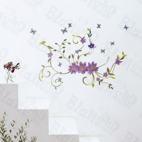 Purple Branch - Wall Decals Stickers Appliques Home Decor
