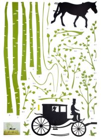 Country Road - Large Wall Decals Stickers Appliques Home Decor