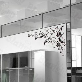 Vine Frame - G - Large Wall Decals Stickers Appliques Home Decor