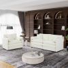 Deep Seat Luxury 2 Piece Loveseat Couch & Sofa Armchair Set