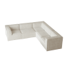 106*106" Chenille Modular L Shaped Sectional Sofa,Luxury Floor Couch Set,Upholstered Indoor Furniture,Foam-Filled Compressed Sofa for Living Room