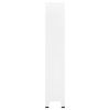 Industrial Bookshelf White 31.5"x12.6"x70.9" Steel