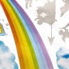 Rainbow - Wall Decals Stickers Appliques Home Decor