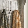 HOMCOM 3-In-1 Entryway Hall Tree with Storage Bench, Coat Rack with Five Hooks and Shoe Storage, Distressed White