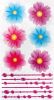 Two Blue - Wall Decals Stickers Appliques Home Decor