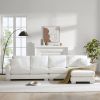[VIDEO provided] [New] 119*55" Modern Oversized Sectional Sofa,L-shaped Luxury Couch Set with 2 Free pillows