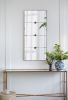 21x47" Traditional Decor Style Rectangle Antique Glass Wall Mirror, Wall Decor for for Bathroom Entryway Console Lean Against Wall