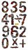 Love Arithmetic - Hemu Wall Decals Stickers Appliques Home Decor 9.4 BY 16.5 Inches