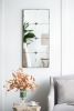 21x47" Traditional Decor Style Rectangle Antique Glass Wall Mirror, Wall Decor for for Bathroom Entryway Console Lean Against Wall
