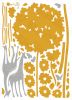 Autumn Deer - Hemu Large Wall Decals Stickers Appliques Home Decor 19.7 BY 27.5 Inches