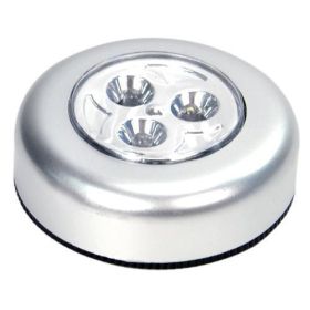Three 3LED Touch Light Clap Lamp Wall Lamp Wardrobe Cabinets Household Car Emergency Nightlight Auto Supplies (Option: Default)