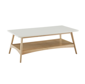 Coffee Table (Option: OffWhiteNatural)